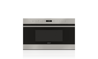 Built In Microwave Ovens Wolf Liances 76 Cm E Series Transitional Drop Down Door Microwave Oven