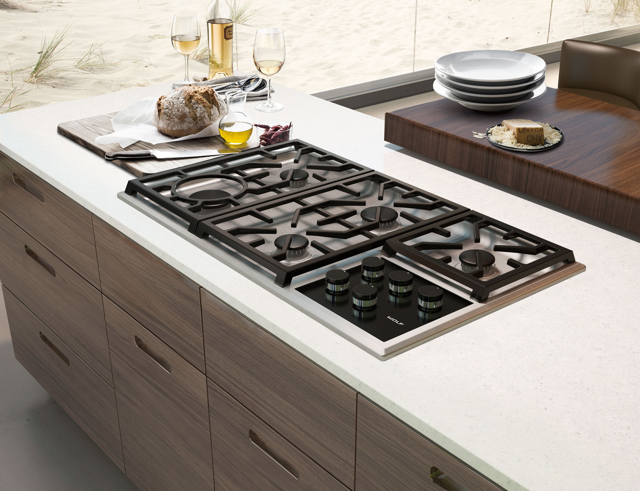 Wolf Cooktops & Rangetops Gas, Induction, Electric