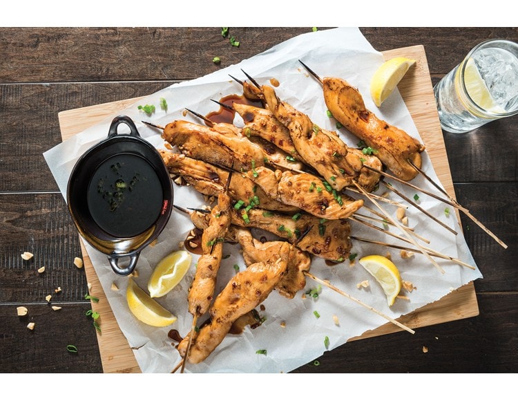 Honey/Soy Chicken Skewers