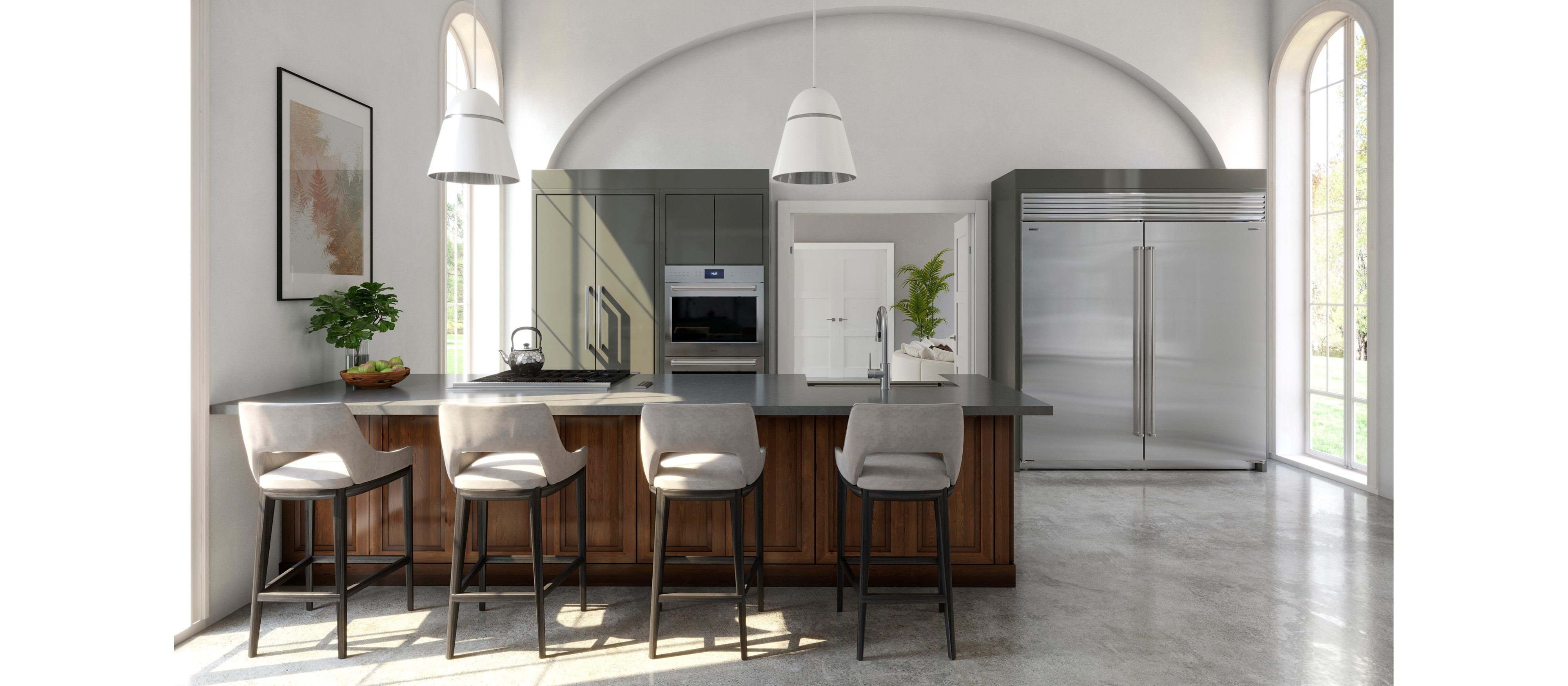 Sub-Zero 91 CM Classic Refrigerator with Internal Dispenser