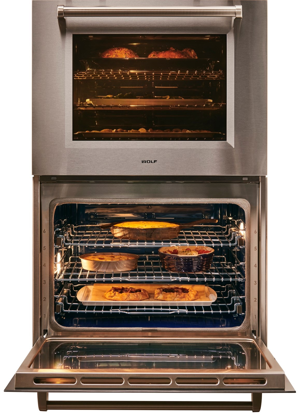 Wolf 76 cm M Series Contemporary BuiltIn Double Oven (ICBDO3050CM/B)