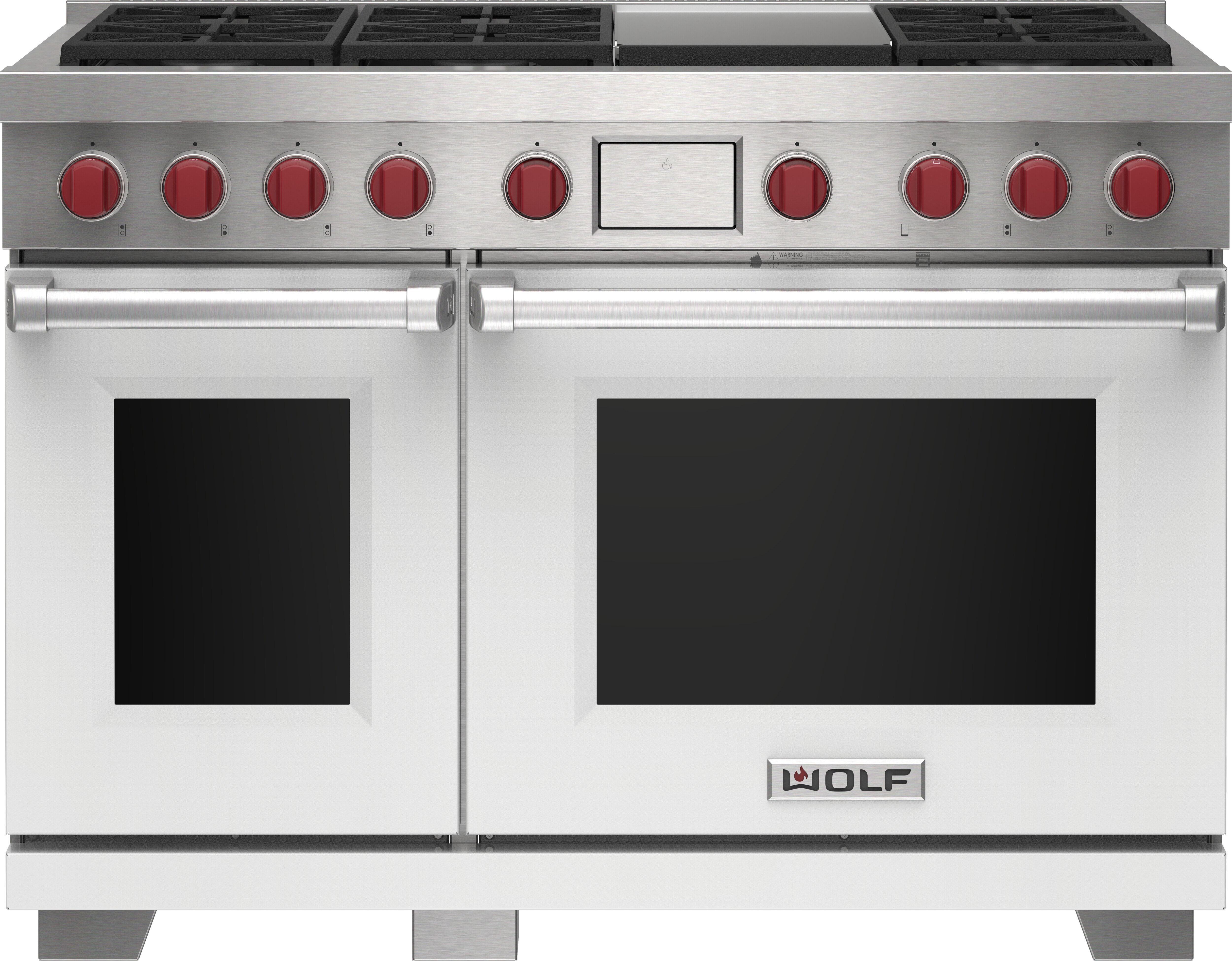 Wolf 122 cm Dual Fuel Range 6 Burner Infrared Teppanyaki
