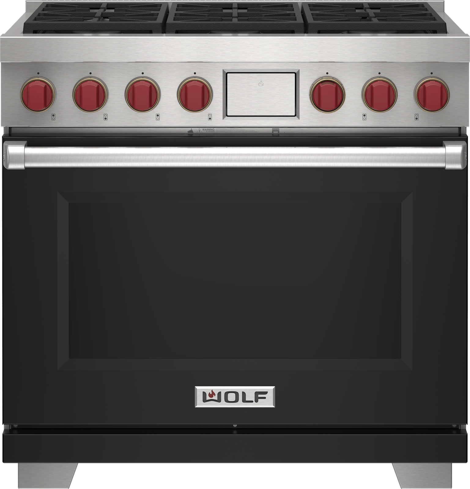 Wolf 91 cm Dual Fuel Range 6 Burners (ICBDF36650/S/P) Cooktop