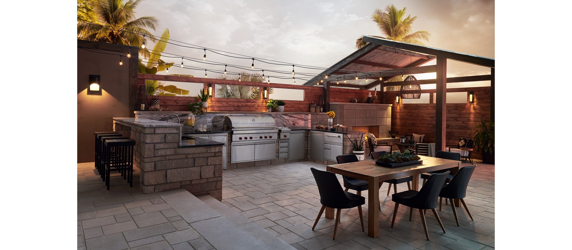 Outdoor kitchen