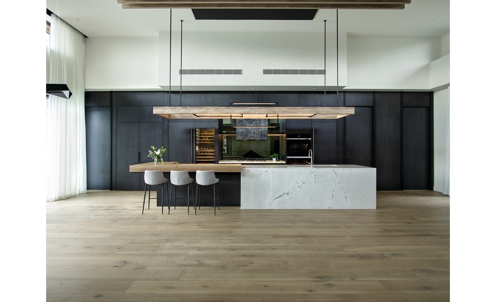 Contemporary Canadian Bay kitchen by Kirstyn Lloyd.