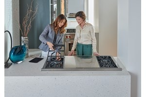 Wolf Range showroom product demonstration