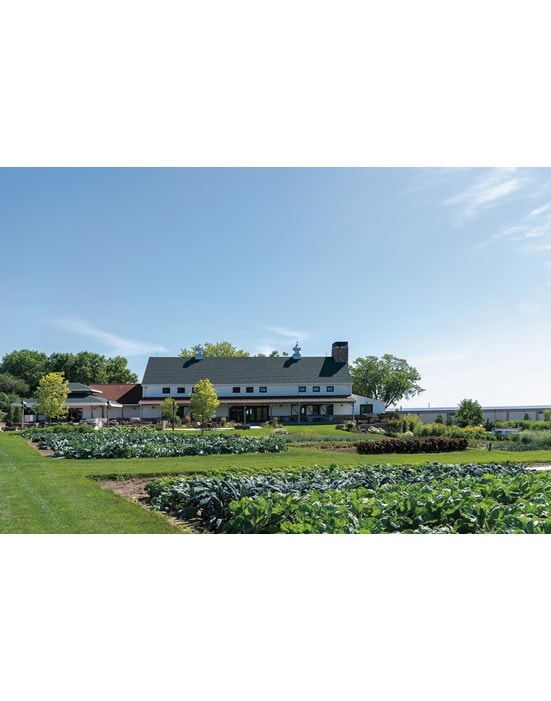 The Sub-Zero, Wolf, and Cove Harvest Haven Barn hosts chef-led cooking demonstrations with fresh, locally-grown produce.