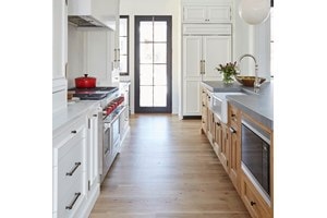 Wolf 48" Gas Range with Griddle in Forest Kitchen by Dan McFadden.