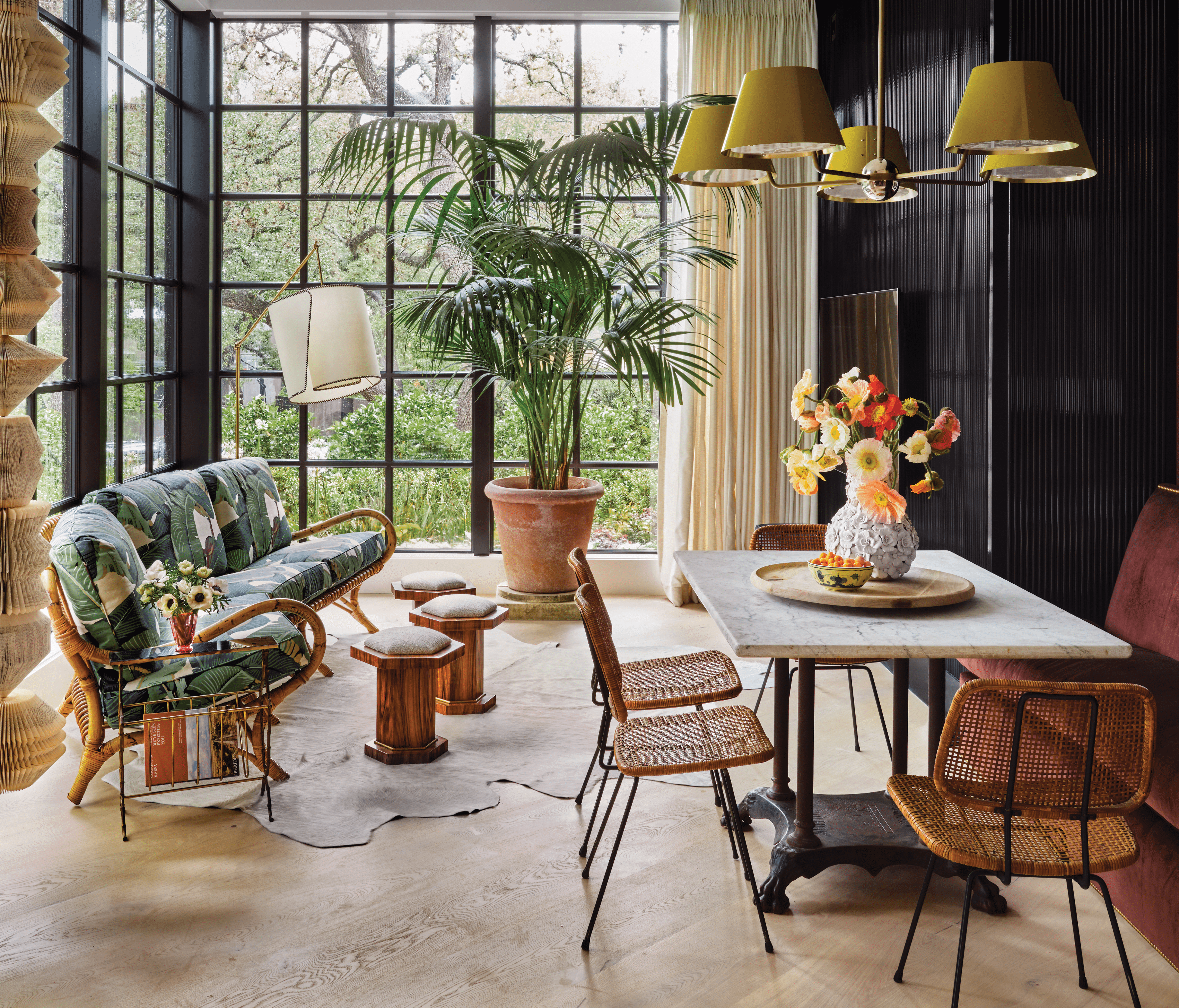 Texas designer Fern Santini collaborated with many individuals to create this home inspired by Austin's musical history.