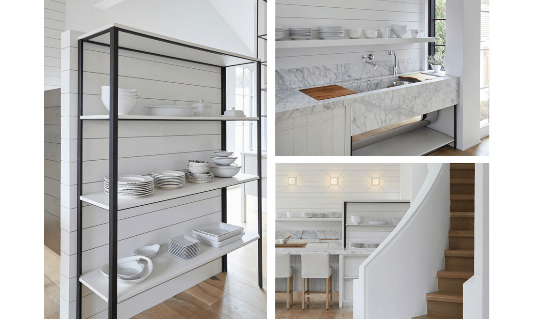 Open kitchen floor plan concept