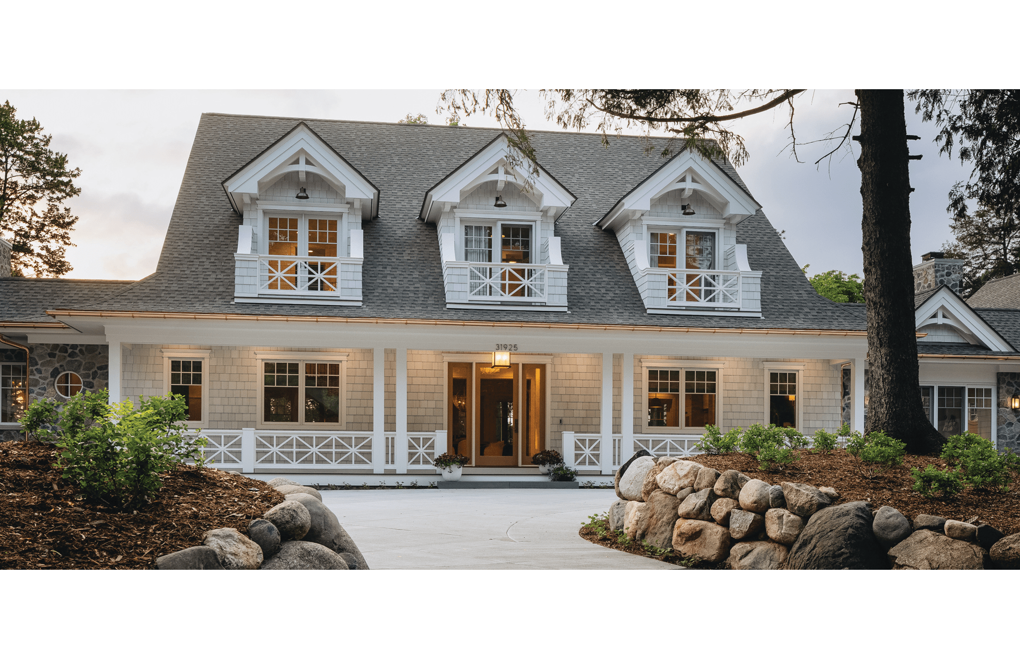 Chicago interior designer Amy Storm's Pine Lake vacation creation.