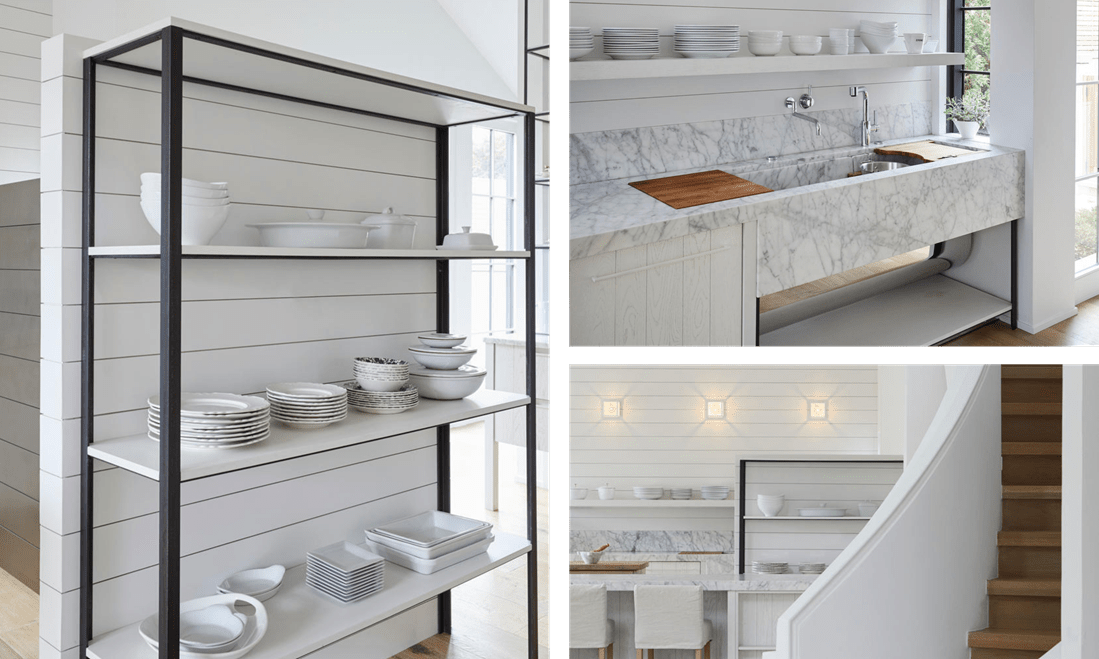 Open kitchen floor plan concept