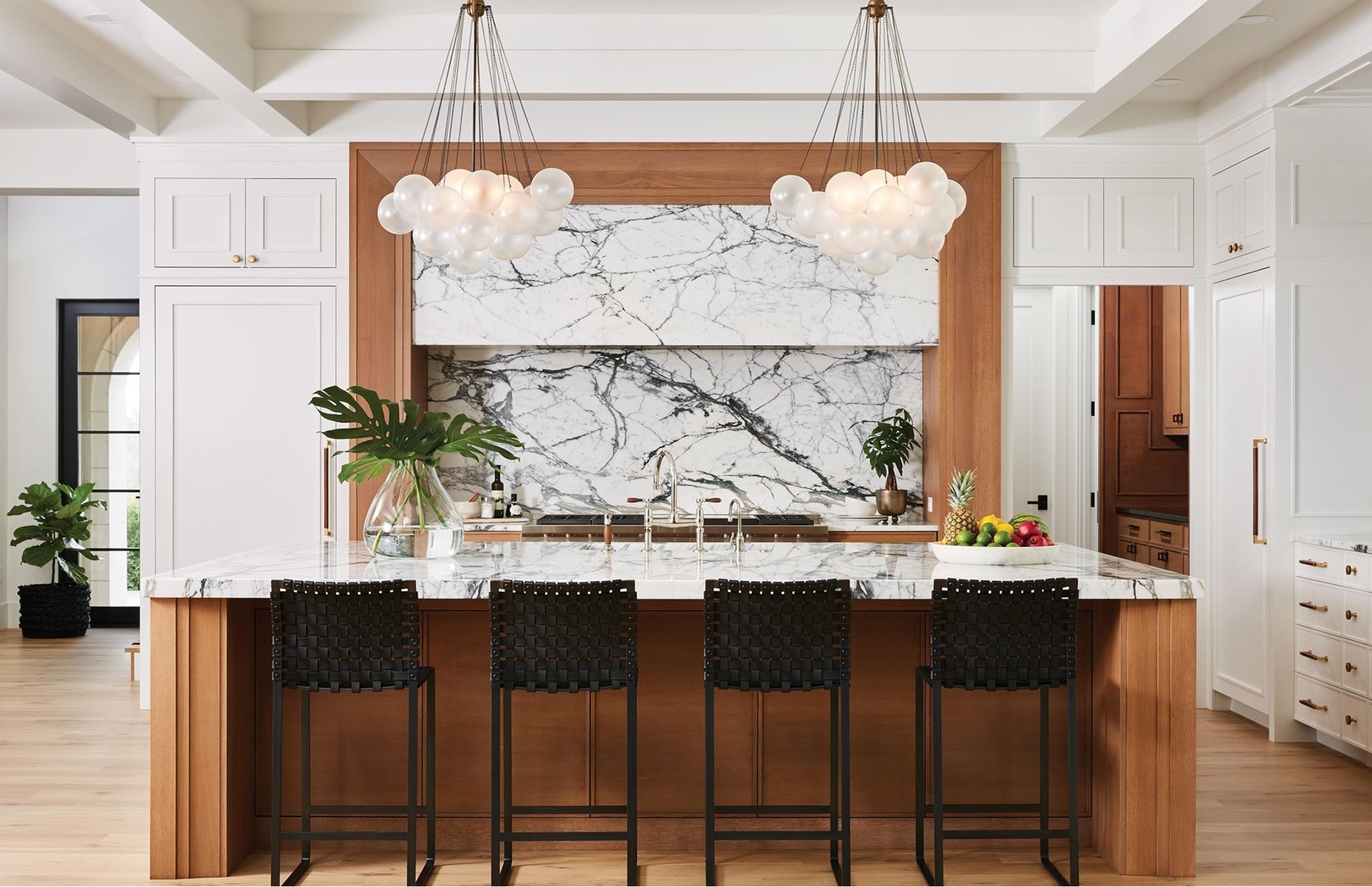 Intentionally chic and stylish open kitchen design concept