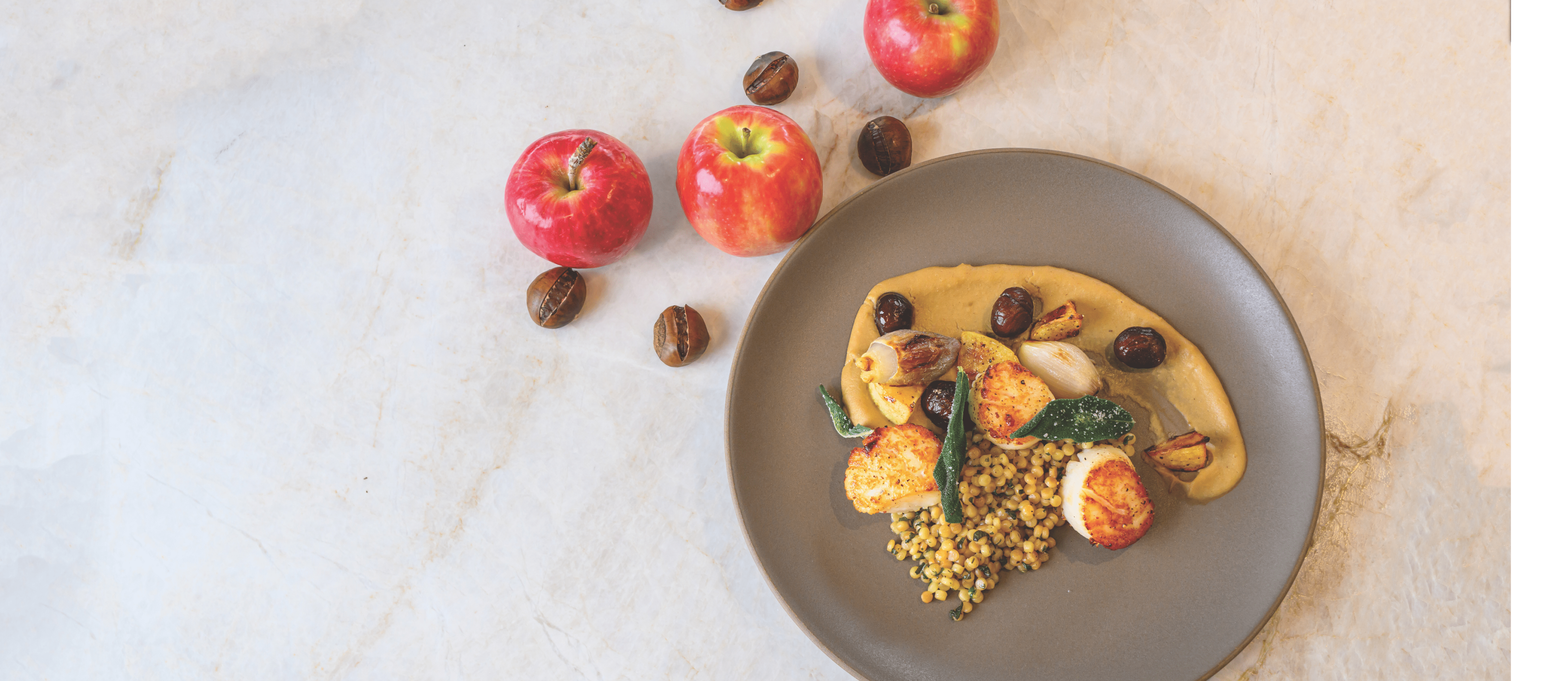 Scallops, Cousous & Velouté Recipe