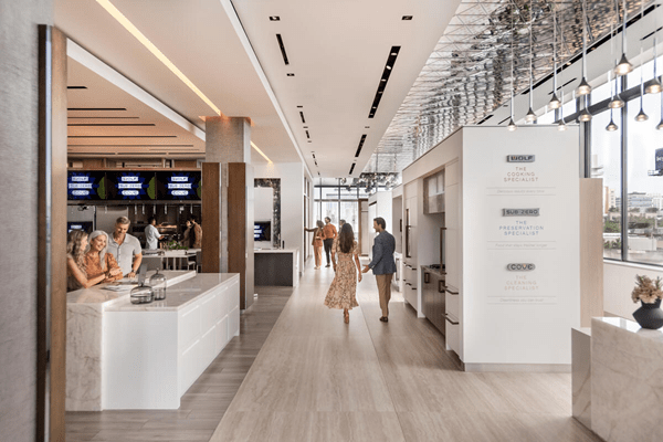 The journey to your dream kitchen starts here, at the Sub-Zero, Wolf, and Cove Showroom.