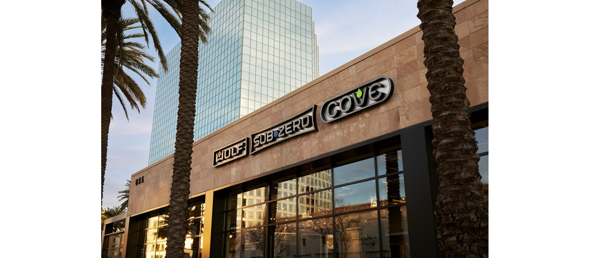 Chef product demonstration with Wolf Dual Stacked Burners at Sub-Zero, Wolf and Cove Showroom in Costa Mesa, California