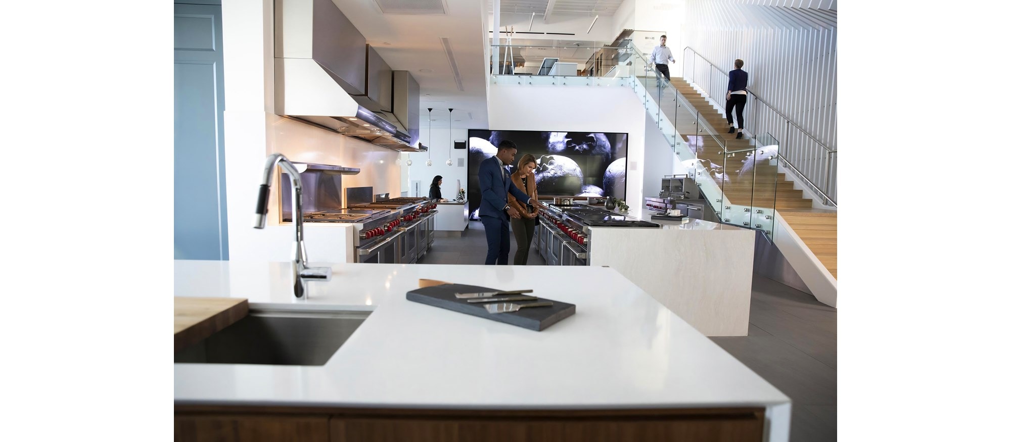 Explore ideas for your new kitchen at Sub-Zero, Wolf and Cove Showroom in Denver, Colorado.
