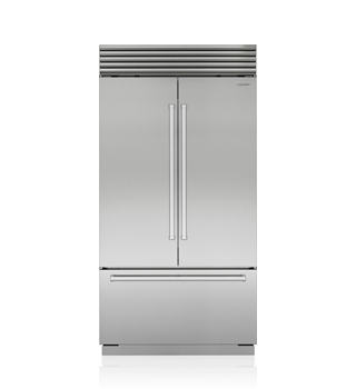 Sub-Zero 107 cm Classic French Door Refrigerator/Freezer with Internal Dispenser ICBCL4250UFDID/S