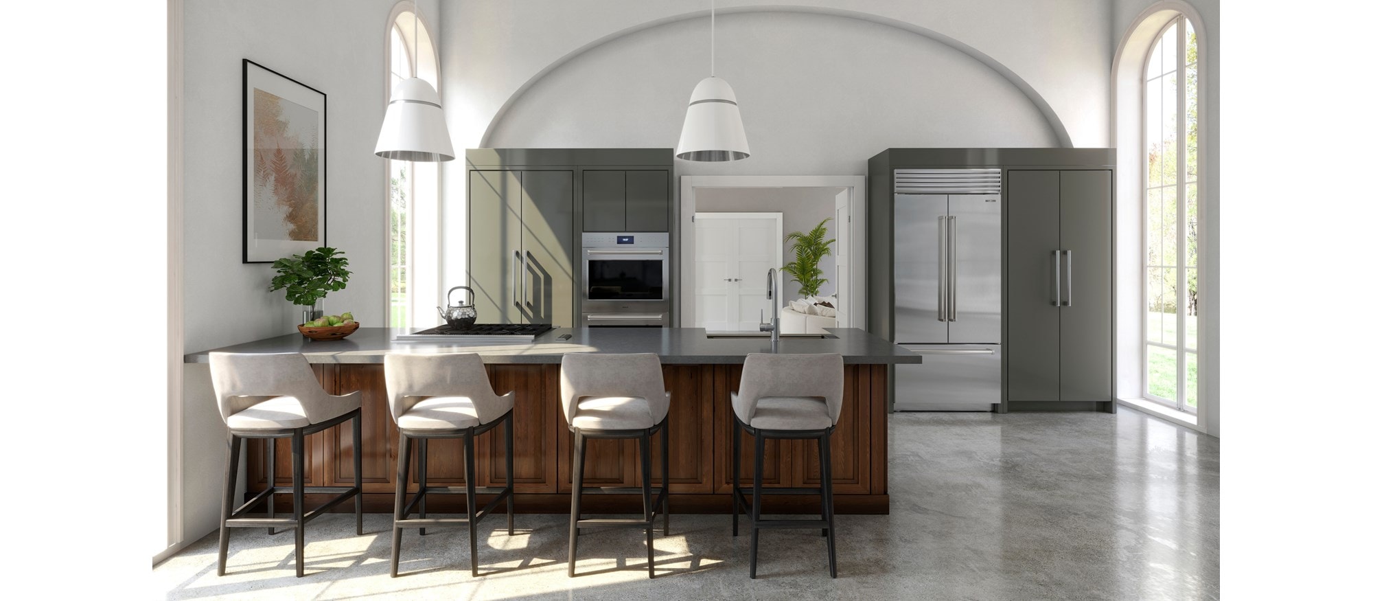 Sub-Zero 36" Classic French Door Refrigerator/Freezer with Internal Dispenser (CL3650UFDID/S)