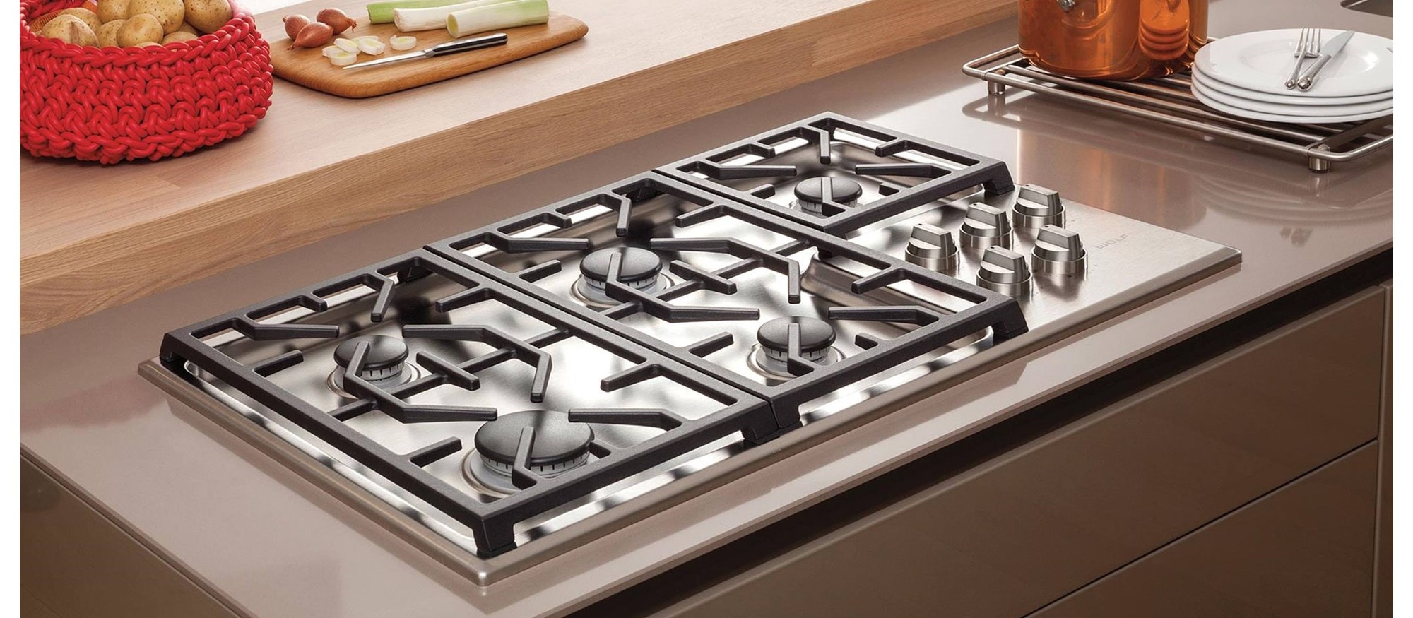 91 cm Professional Gas Cooktop - 5 Burners