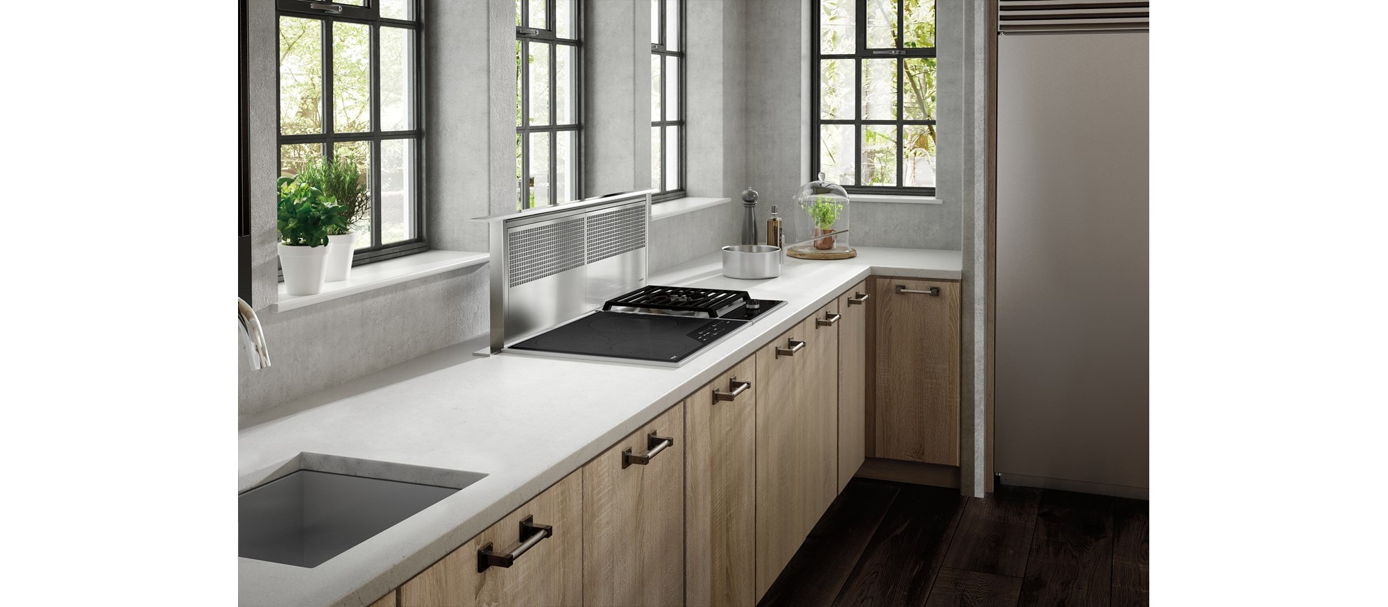 Wolf 24" Transitional Framed Induction Cooktop (CI243TF/S)