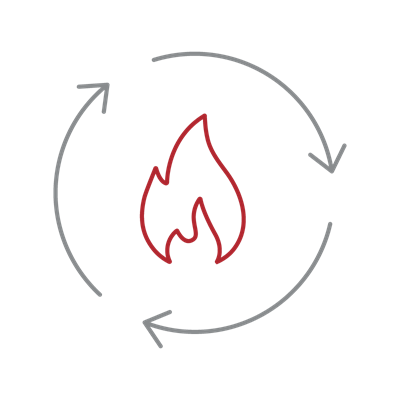 Spark ignition system for each burner