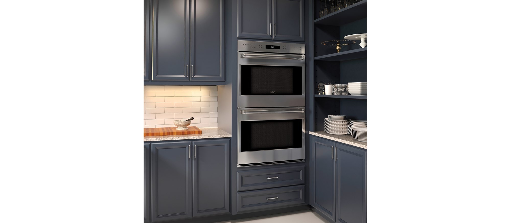 Wolf 30" E Series Professional Built-In Double Oven (DO30PE/S/PH)