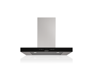 Wolf 76 cm Cooktop Wall Hood - Black ICBVW30B