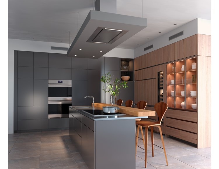 Wolf 36" Ceiling-Mounted Hood - Stainless Steel (VC36S)