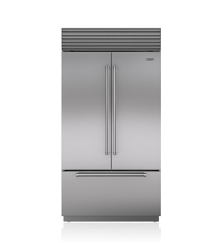 Sub-Zero 107 CM Classic French Door Refrigerator/Freezer with Internal Dispenser ICBBI-42UFDID/S