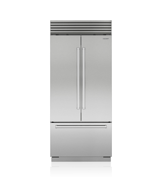 Sub-Zero 91 cm Classic French Door Refrigerator/Freezer with Internal Dispenser ICBCL3650UFDID/S