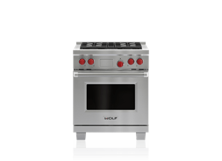 Wolf Legacy Model - 76 cm Dual Fuel Range - 4 Burners ICBDF304