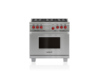 Wolf Legacy Model - 91 cm Dual Fuel Range - 6 Burners ICBDF366