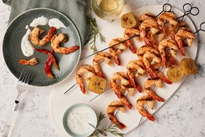 Preserved Lemon Marinated Shrimp