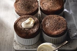 convection steam oven chocolate souffle recipe