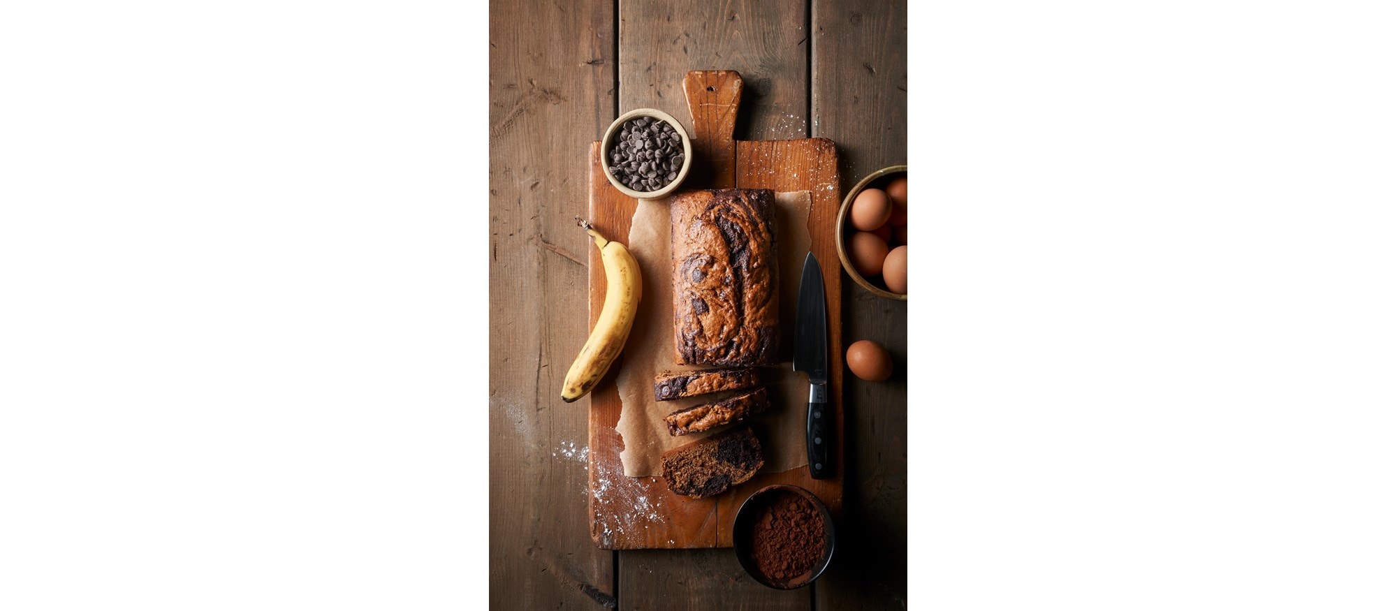 Easy and delicious Cinnamon Chocolate Chip Banana Bread recipe using the Bake Mode setting of your Wolf Oven