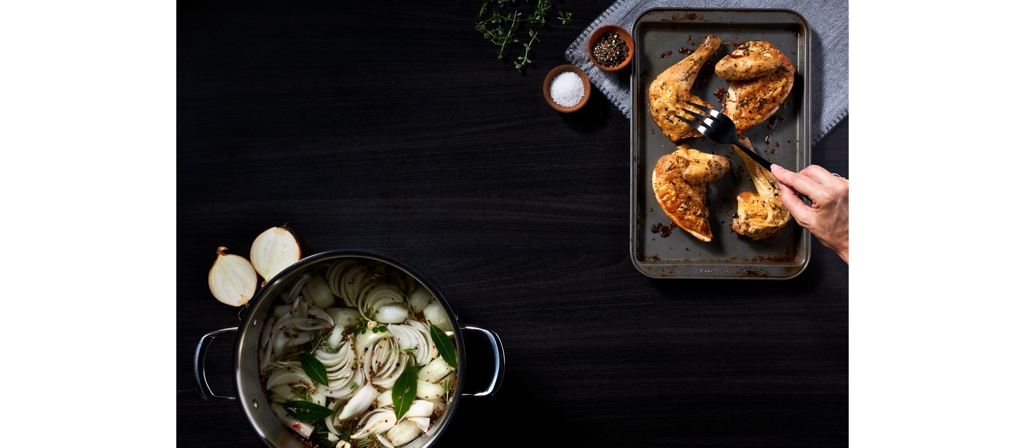 Easy and delicious Brined Roast Chicken  recipe using the Gourmet Mode setting of your Wolf Oven