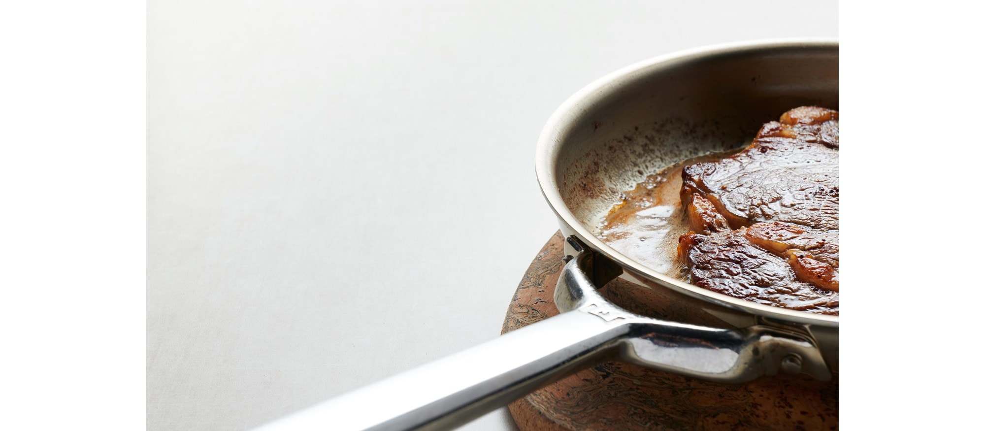 Easy and delicious Steak with Pan Sauce  recipe using the Deglaze Mode setting of your Wolf Oven