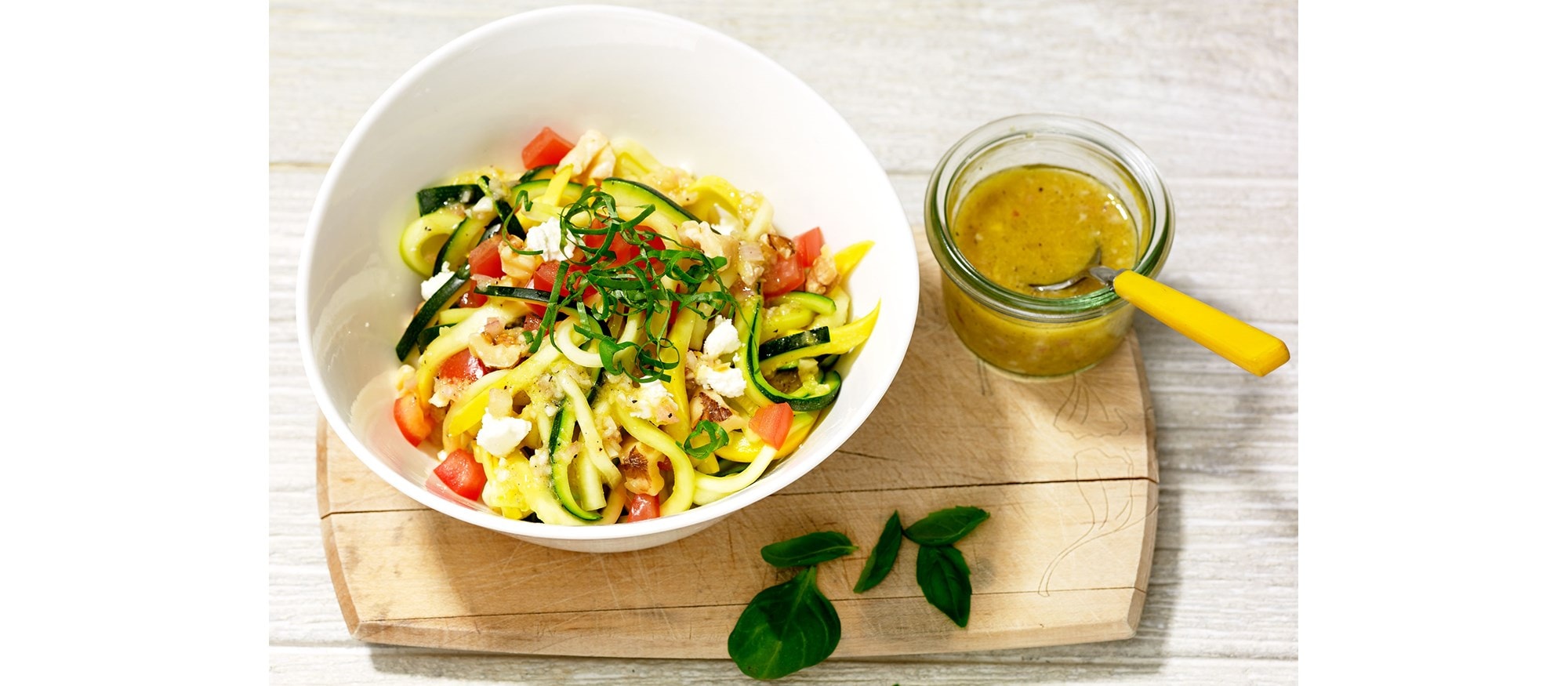 Julienned Zucchini Salad