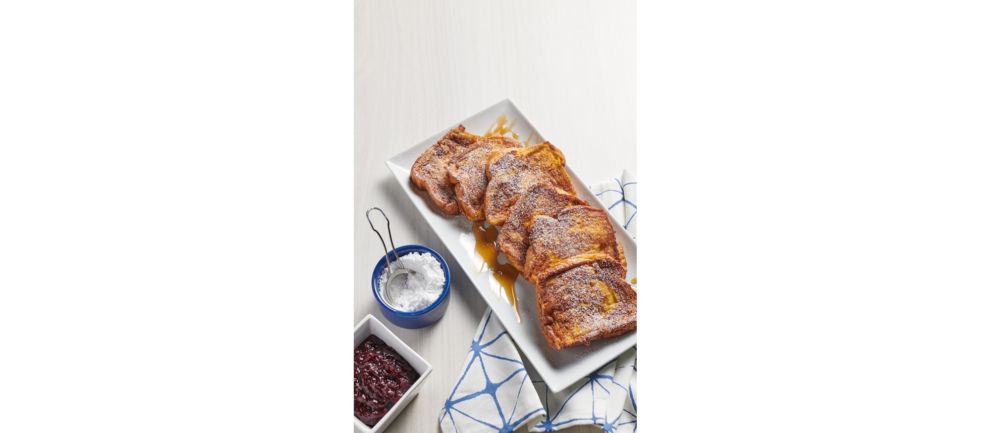 Easy and delicious French Toast with Browned Butter recipe using the Griddle Mode setting of your Wolf Dual Fuel Range