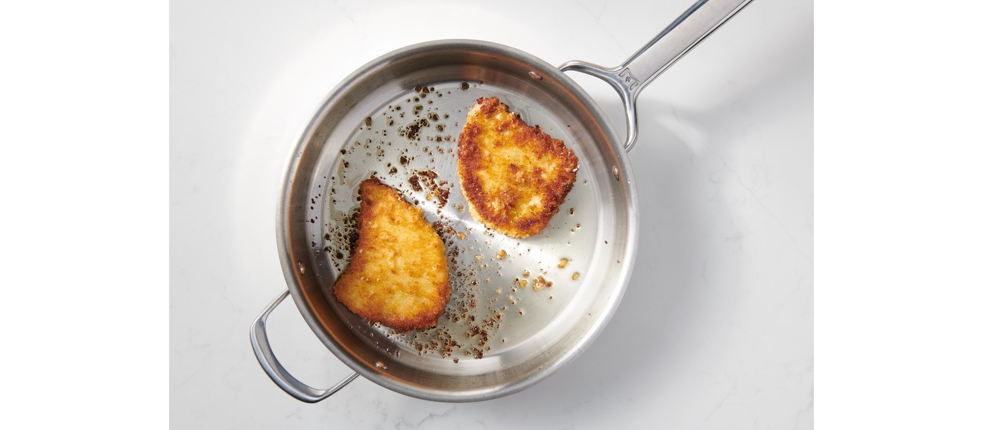 Easy and delicious Pork Schnitzel  recipe using the Panfry Mode setting of your Wolf Oven