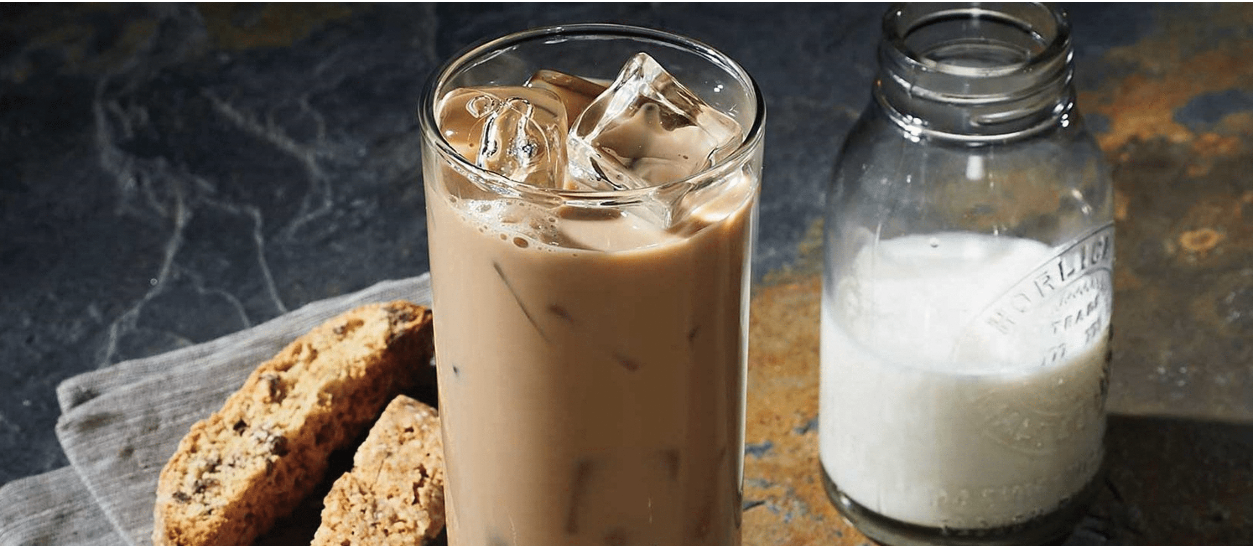 The Vanilla Bean Iced Coffee recipe can be made with the help of your Wolf Built-In Coffee System.