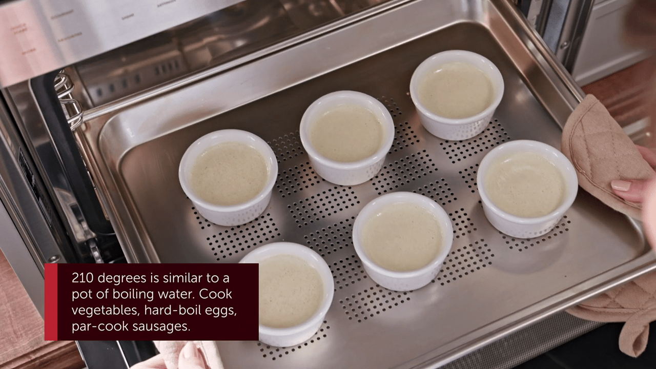 Wolf Convection Steam Oven Steam Mode Use and Care Video