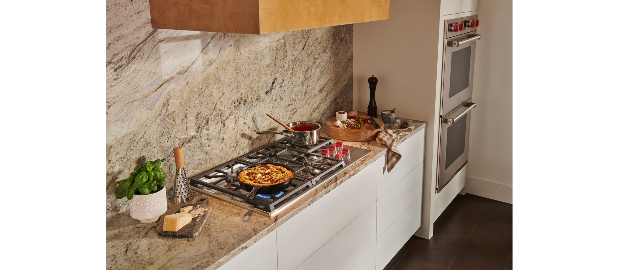 Wolf Cooktop and Wolf Gourmet Cookware