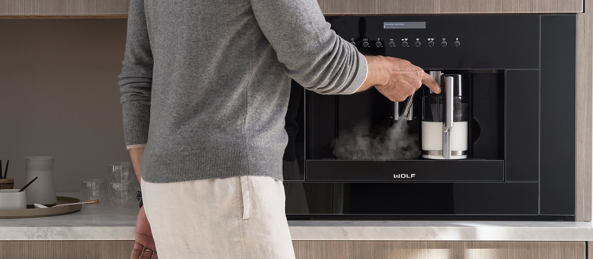 Wolf 24" Coffee System - Black Glass (EC24/B)
