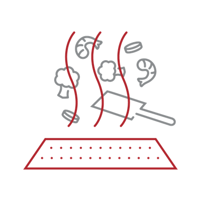 Flexible cooking surface