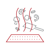 Flexible cooking surface