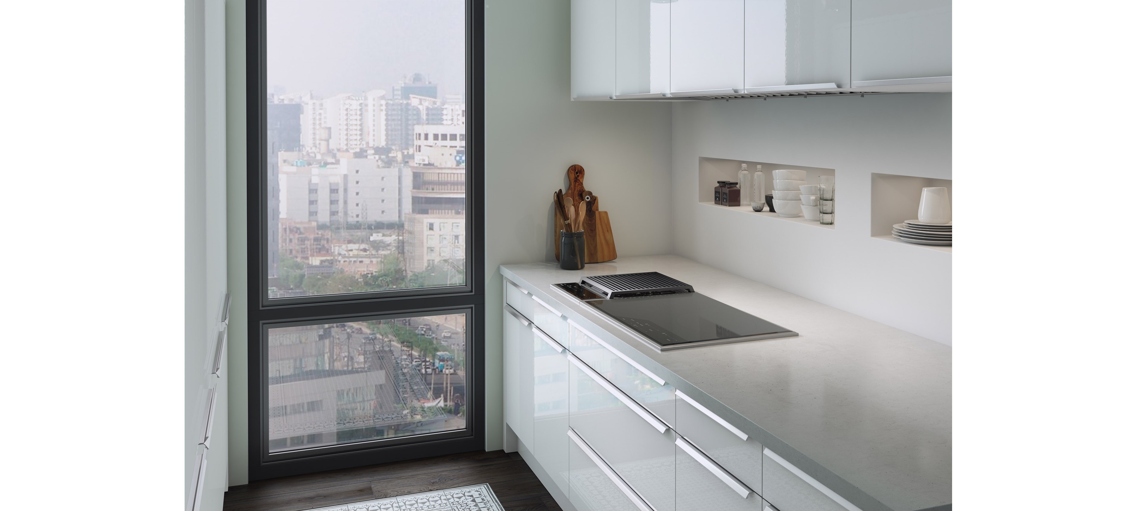 Wolf 30" Transitional Framed Induction Cooktop (CI304TF/S)