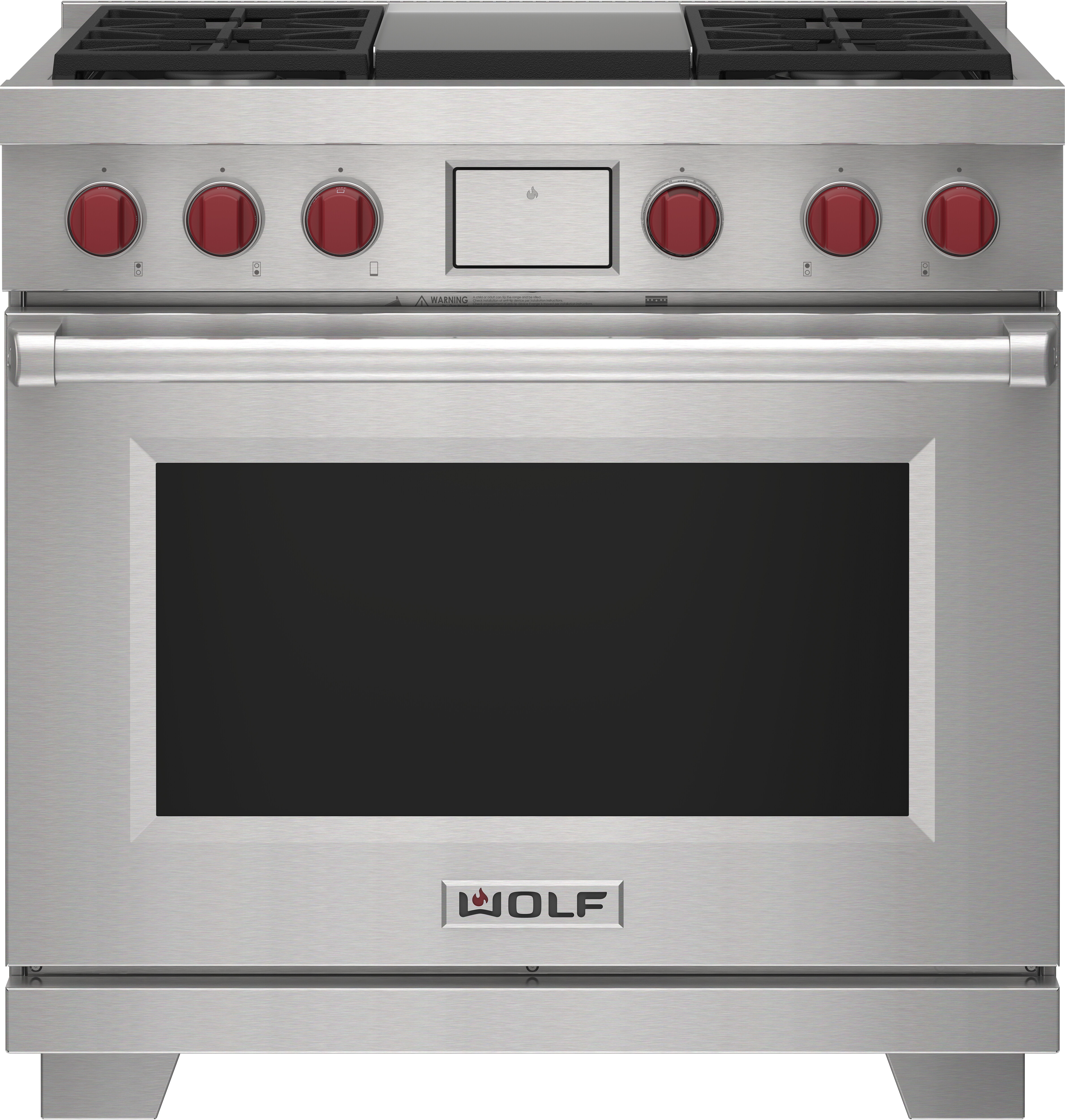 36-inch Dual Fuel with griddle