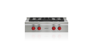 Wolf 76 cm Sealed Burner Rangetop - 4 Burners ICBSRT304